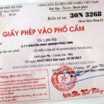 Thủ tục cấp giấy phép xe ô tô vào phố cấm