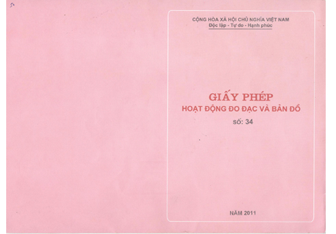 Thủ tục cấp lại giấy phép hoạt động đo đạc và bản đồ