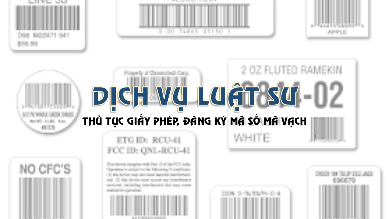 Thủ tục đăng ký mã số mã vạch