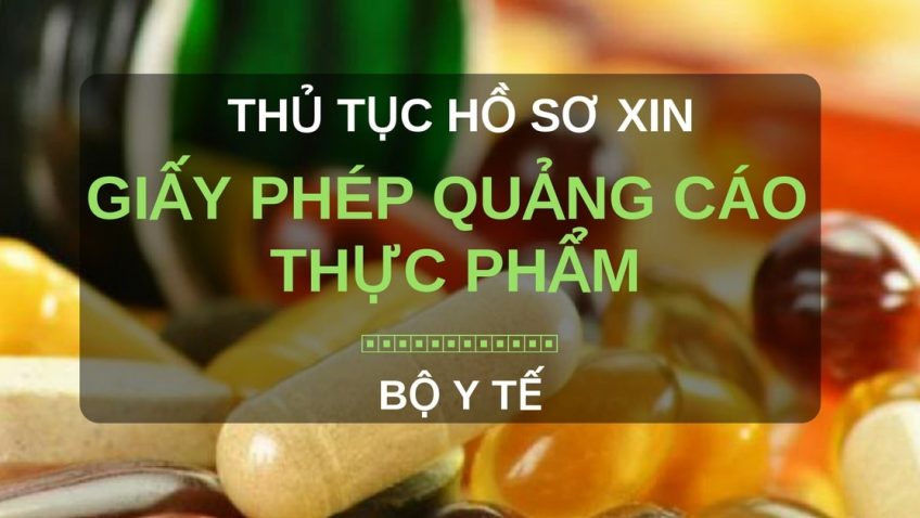 Xin giấy phép quảng cáo thực phẩm
