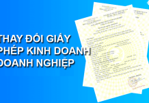 Thủ tục sửa đổi giấy phép đăng ký kinh doanh