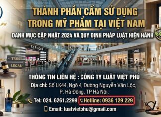 Danh sách thành phần cấm trong mỹ phẩm
